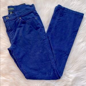 Ralph Lauren Blue Corduroy Pants